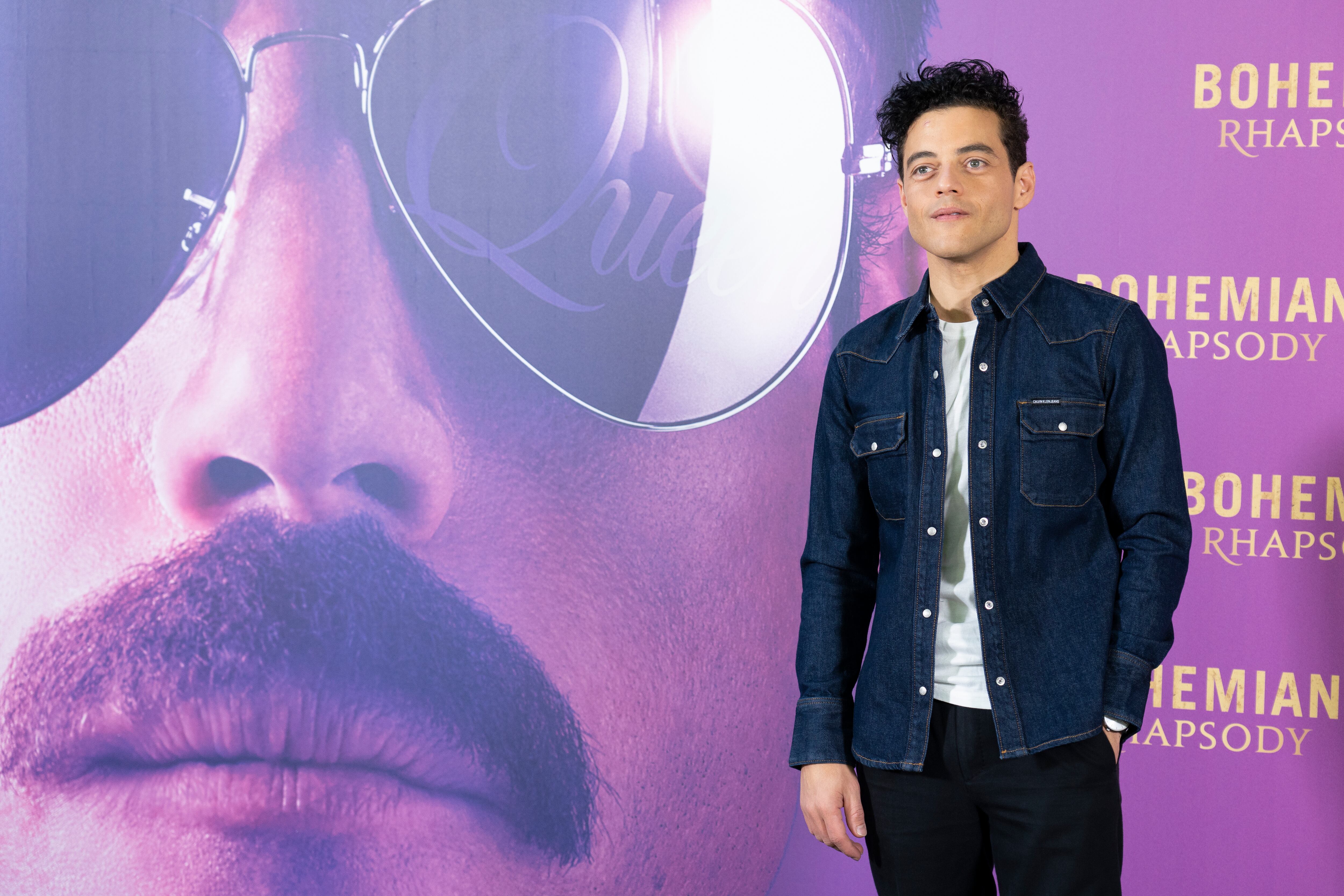 El actor Rami Malek en Madrid, en 2018.