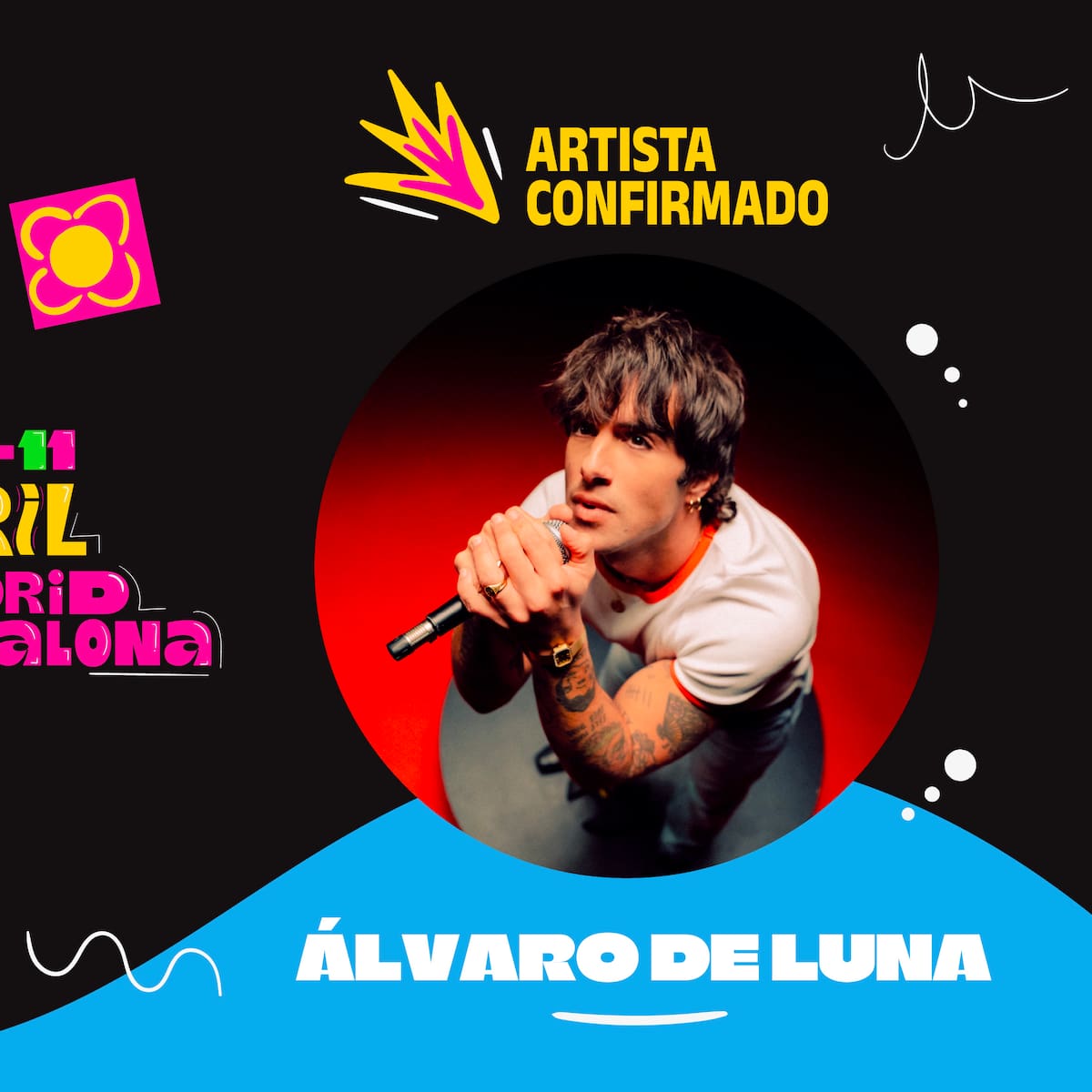 Álvaro de Luna, primer artista confirmado para LOS40 Primavera Pop 2026
