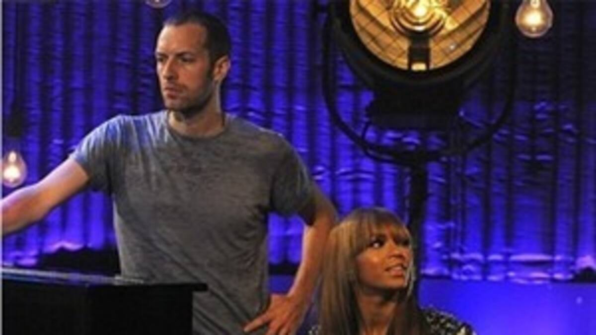 Beyoncé y Chris Martin, juntos sobre el escenario