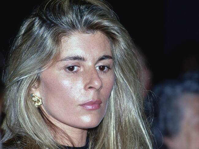 Marta Chavárri fotografiada en los años 90 en Madrid.
