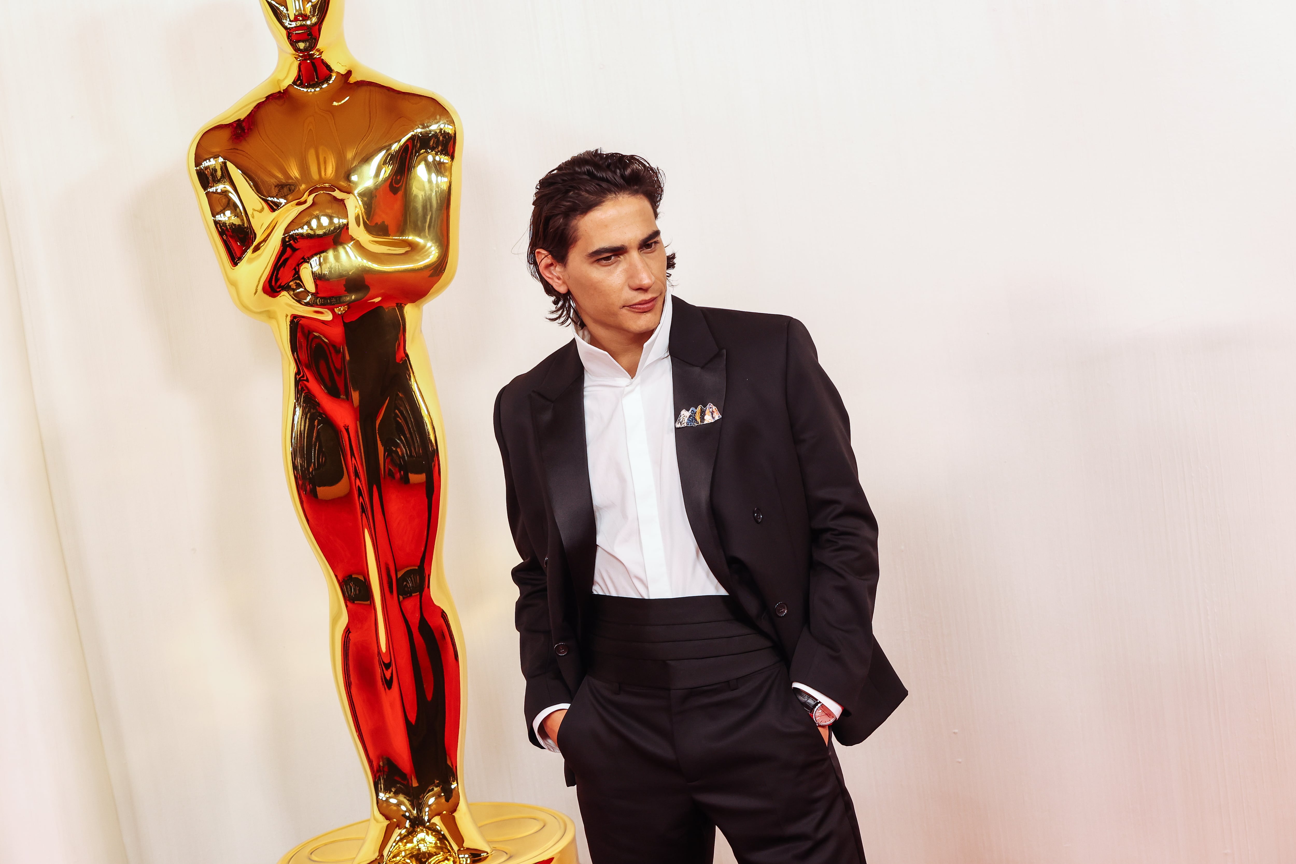 Enzo Vogrincic, en los Oscar 2024.