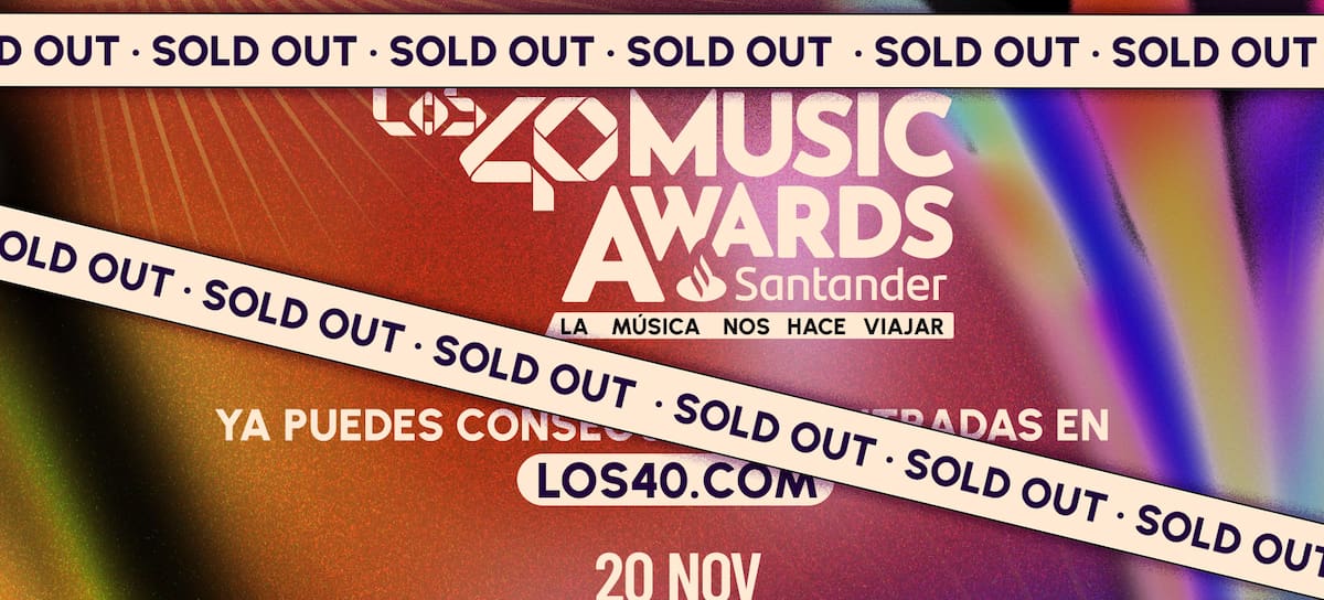 Sold Out de LOS40 Music Awards Santander 2026