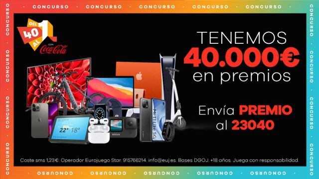 40.000€ en premios, ahora con varios iPhone 13 PRO.