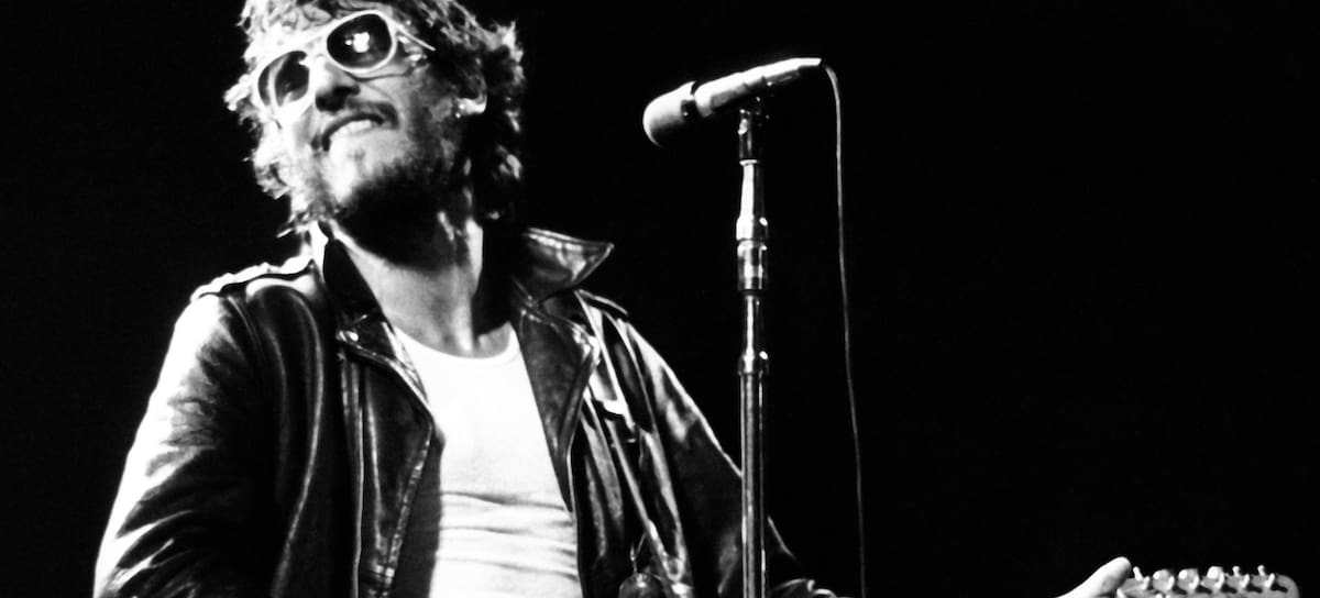 Bruce Springsteen, en concierto en Santa Barbara, California, en octubre de 1976. (Photo by Lester Cohen/Getty Images)