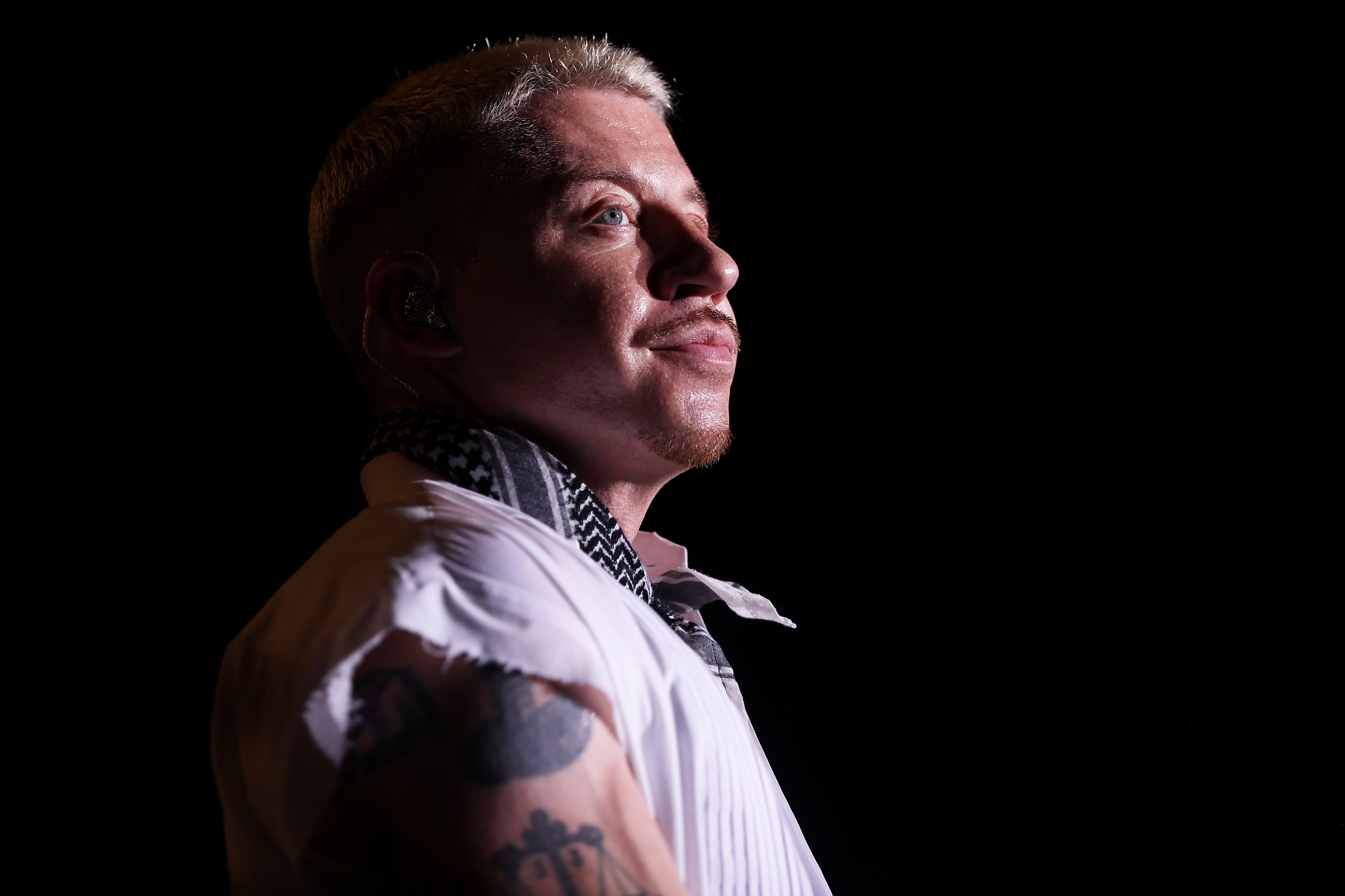 El rapero Macklemore durante un concierto en Sydney en mayo de 2024