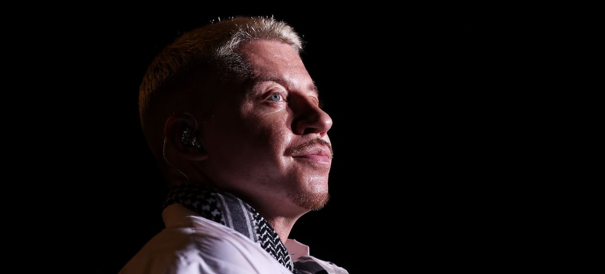 El rapero Macklemore durante un concierto en Sydney en mayo de 2024