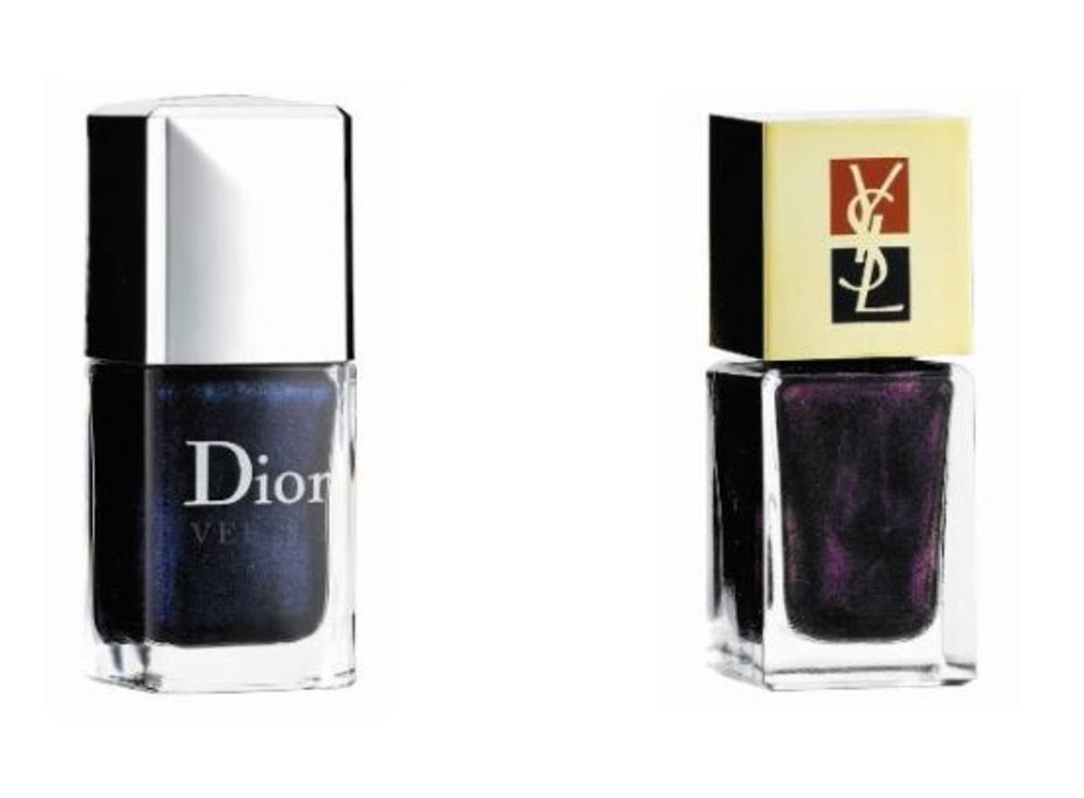 1. Dior Vernis Bleu Tuxedo de Christian Dior2. La Laque Noir de Yves Saint Laurent