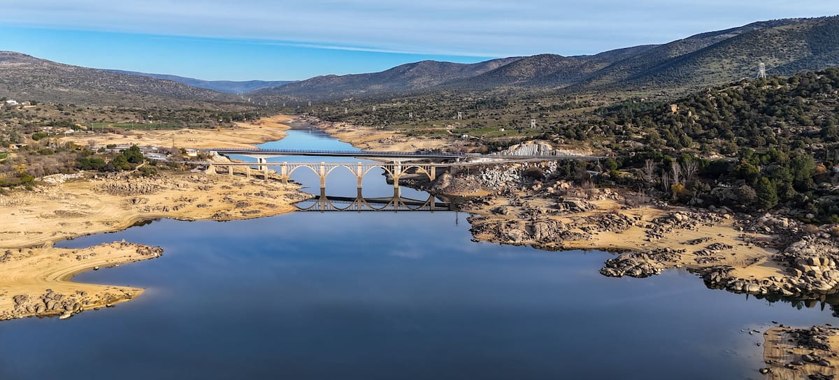 Embalse de Burguillos, en Ávila.