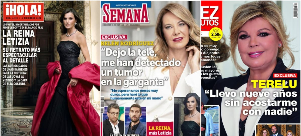 Las portadas de las revistas del corazón de hoy, 27 de noviembre (Instagram)