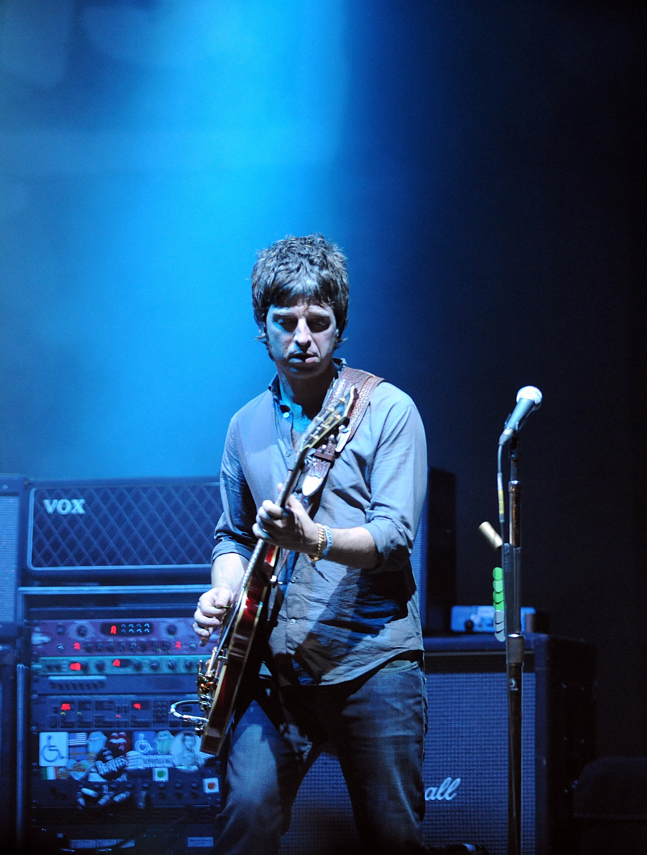 Oasis, en su gira en España en 2009