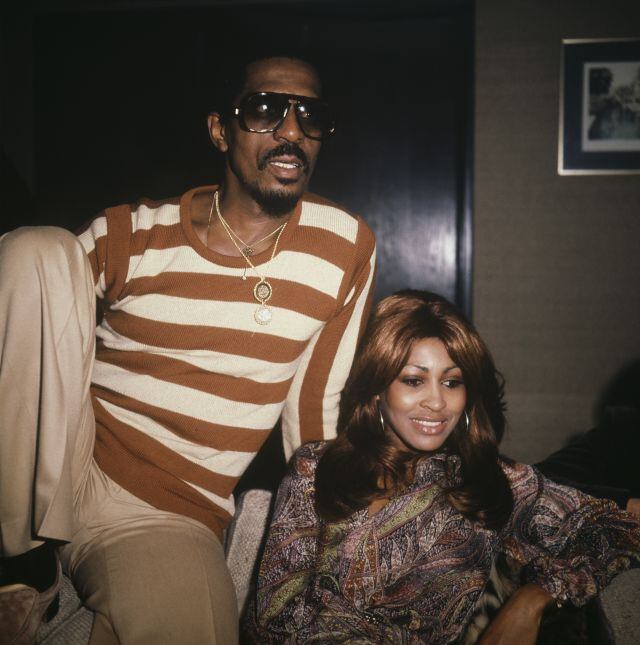 Tina Turner y Ike Turner, en 1975.