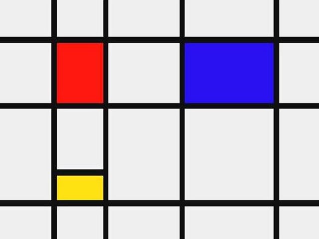 Cuadros de Mondrian