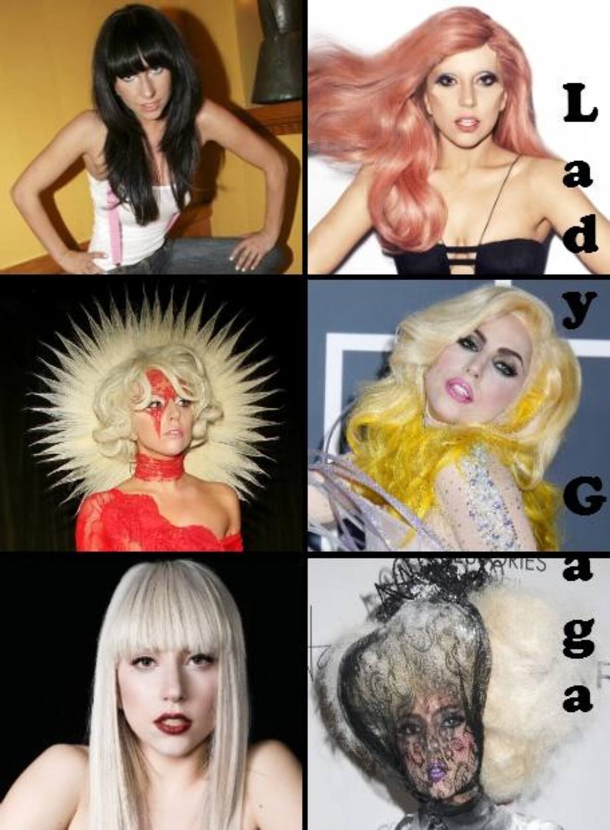LADY GAGA:Atrevida, excentrica y original. Y no se corta para nada en mostrar al resto del mundo sus estilismos imposibles. Esto es solo una pequeña muestra de sus looks... pero te aseguramos que tiene muchísimos más. ¿Qué te parece su estilo?