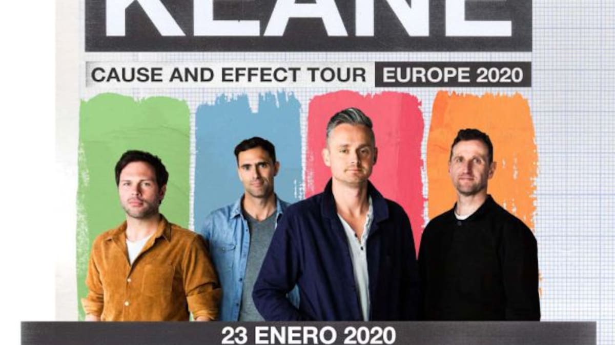Keane dará dos conciertos en Barcelona y Madrid