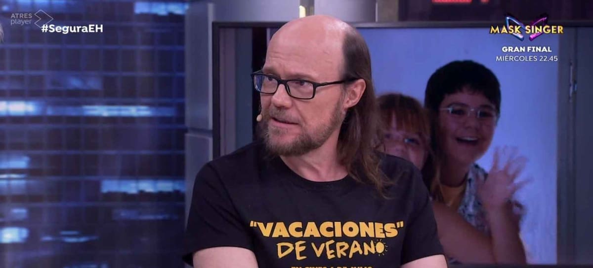 Santiago Segura se divierte en 'El Hormiguero'.