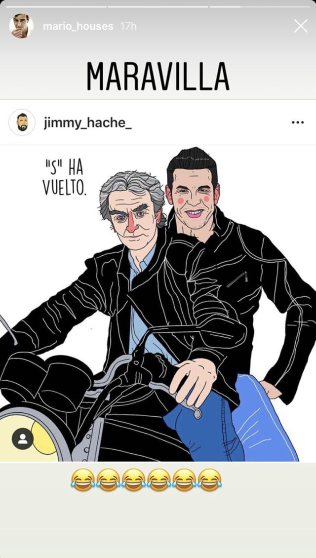 Caricatura de Fernando Simón y Mario Casas.