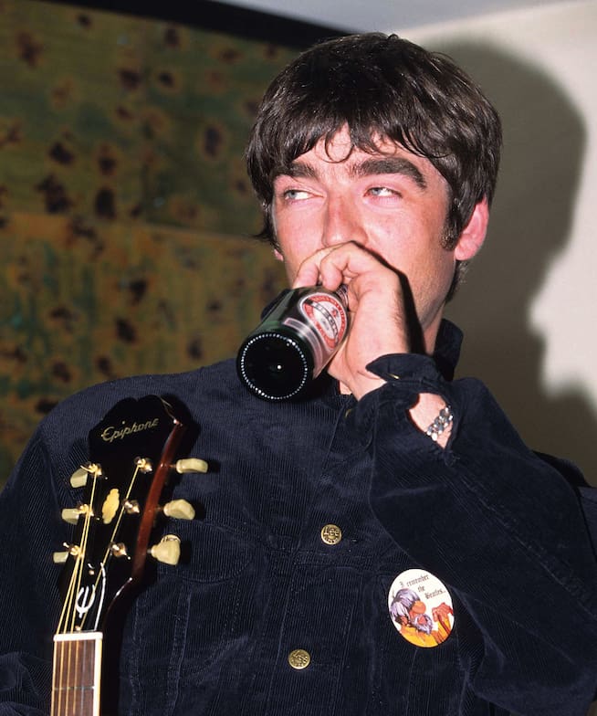 Noel Gallagher de Oasis en1995