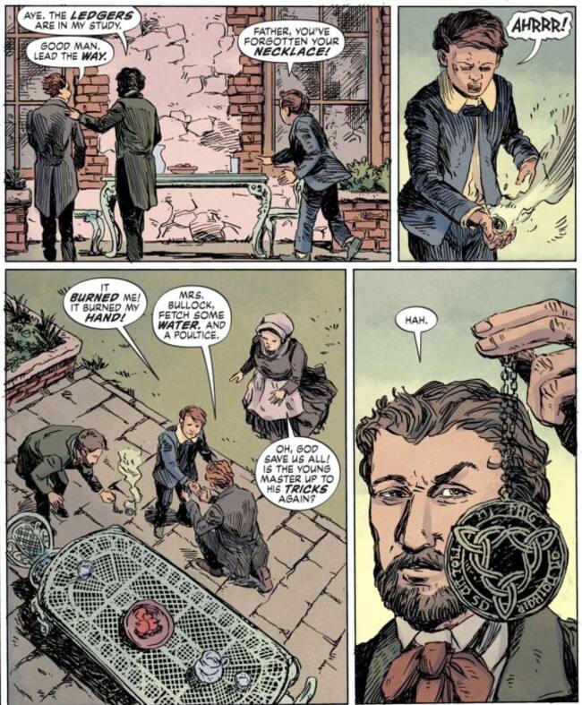 El origen de la casa se explora en otra linea temporal.