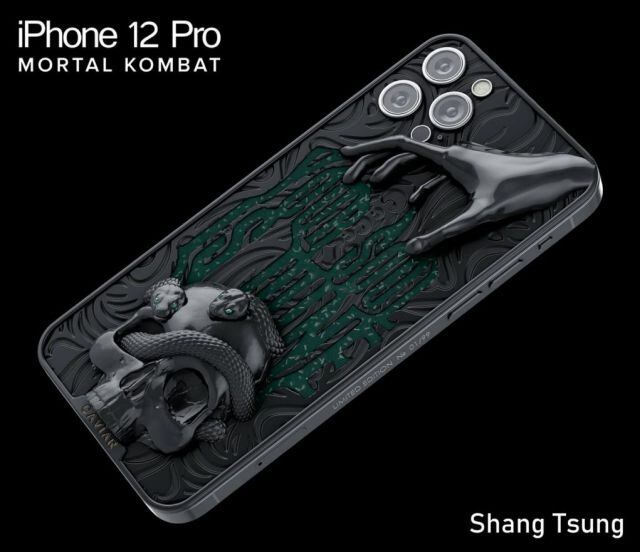 iPhone 12 Pro edición &#039;Shang Tsung&#039;.