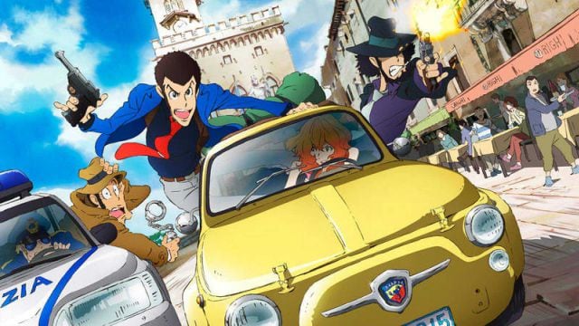 Lupin en un anime más reciente.