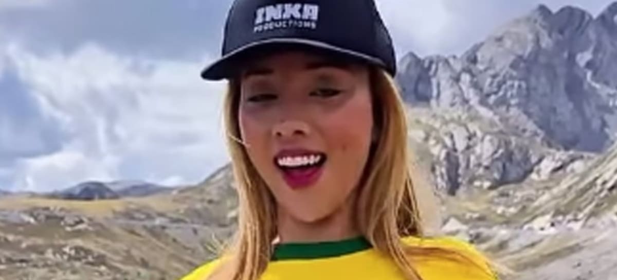 Vitoria Beatriz, actriz brasileña de cine de adultos.