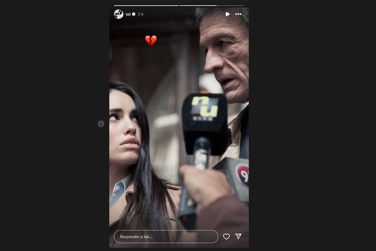 Storie de Instagram de Lali Espósito para despedir a Daniel Fanego