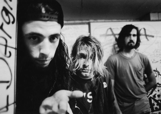 Nirvana: Dave Grohl, Kurt Coabin y Krist Novoselic.