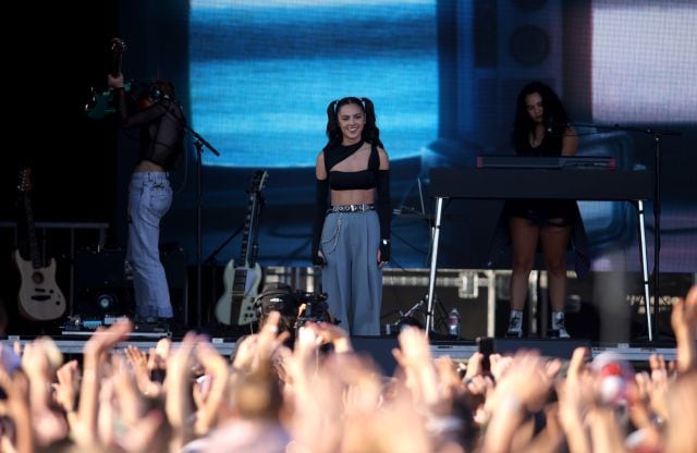 Olivia Rodrigo en el iHeartRadio Music Festival 2021.