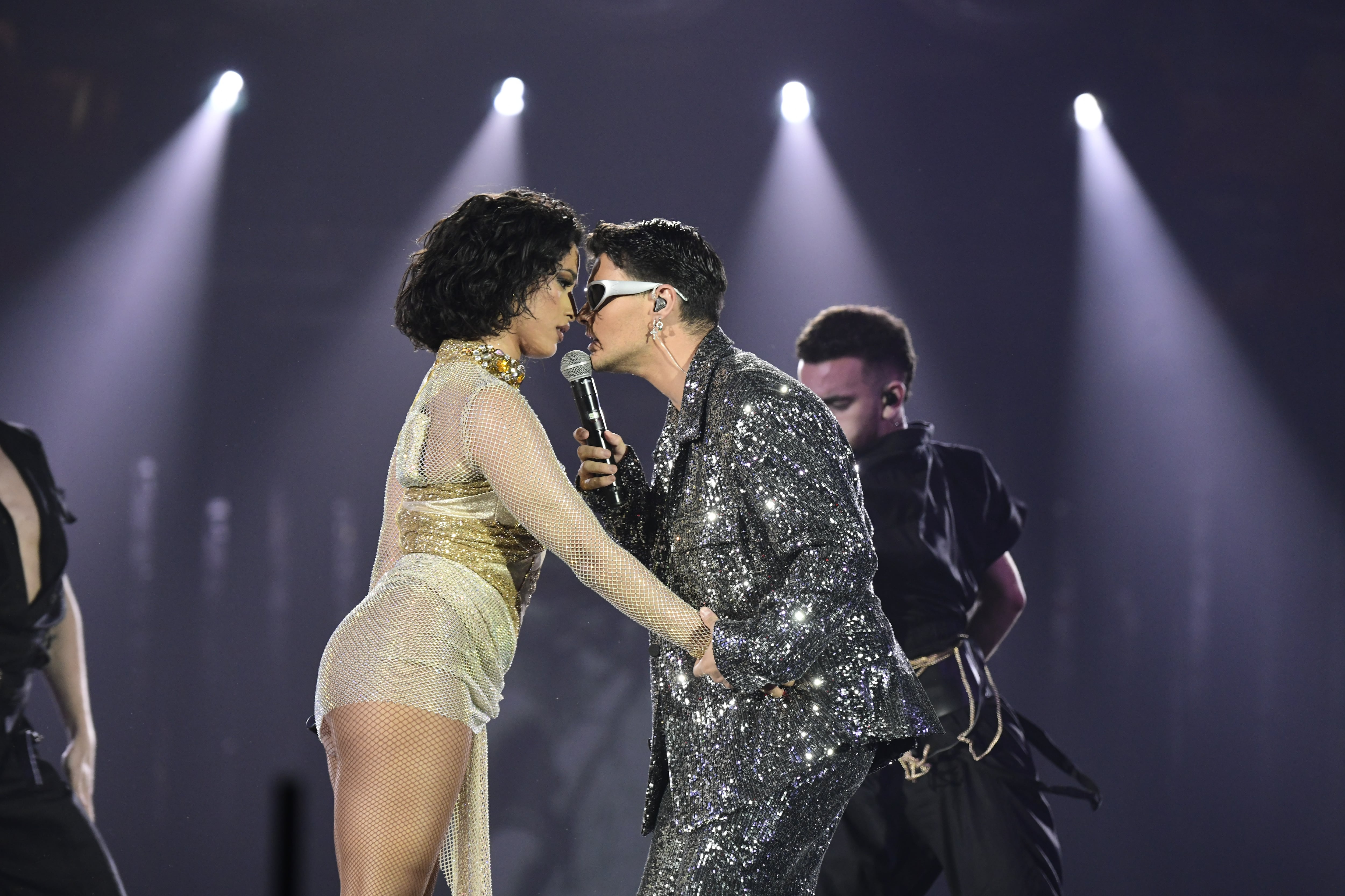 Chanel y Abraham Mateo en LOS40 Music Awards Santander 2023 / Foto: Jorge París y Elena Buenavista