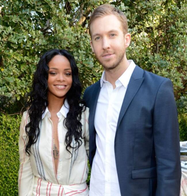 Rihanna y Calvin Harris, en un día primaveral.