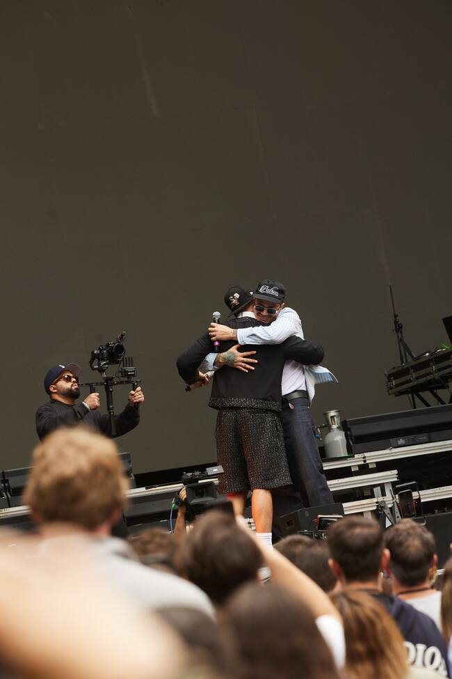 Otro de los artistas que, además de tener su propio show, aprovecharon para cantar con Turizo fue Kapo. Ambos cantaron su tema 'Qué pecao' que acaba de salir del horno.