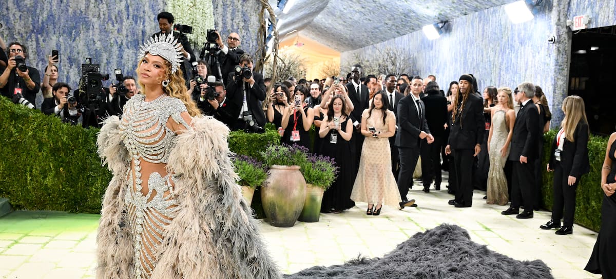 Beyoncé en la alfombra roja de la Met Gala 2026- Variety via Getty Images