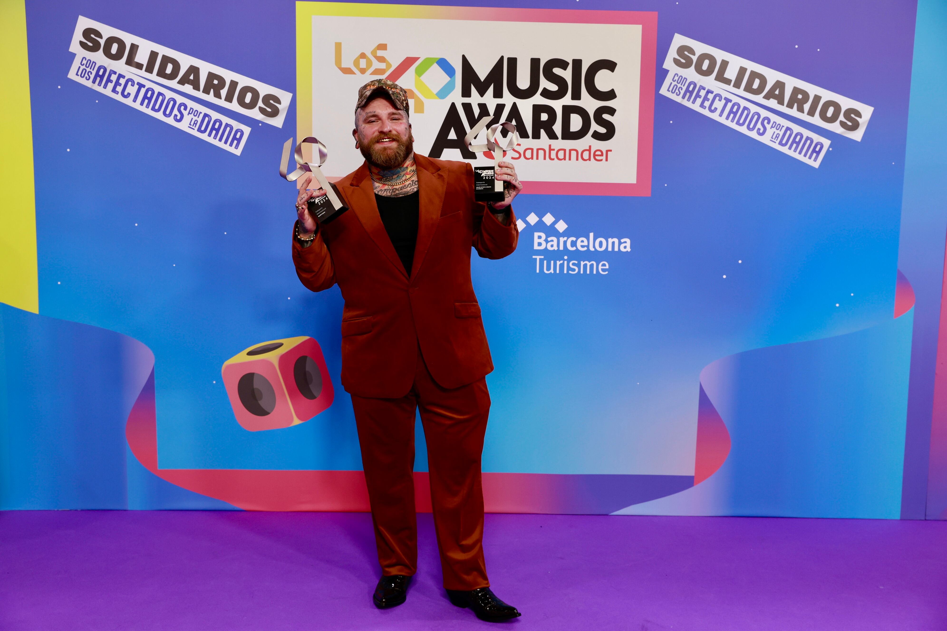Teddy Swims, ganador de LOS40 Music Awards Santander 2024 (Mejor Artista y Mejor Disco en Categoría Internacional)
