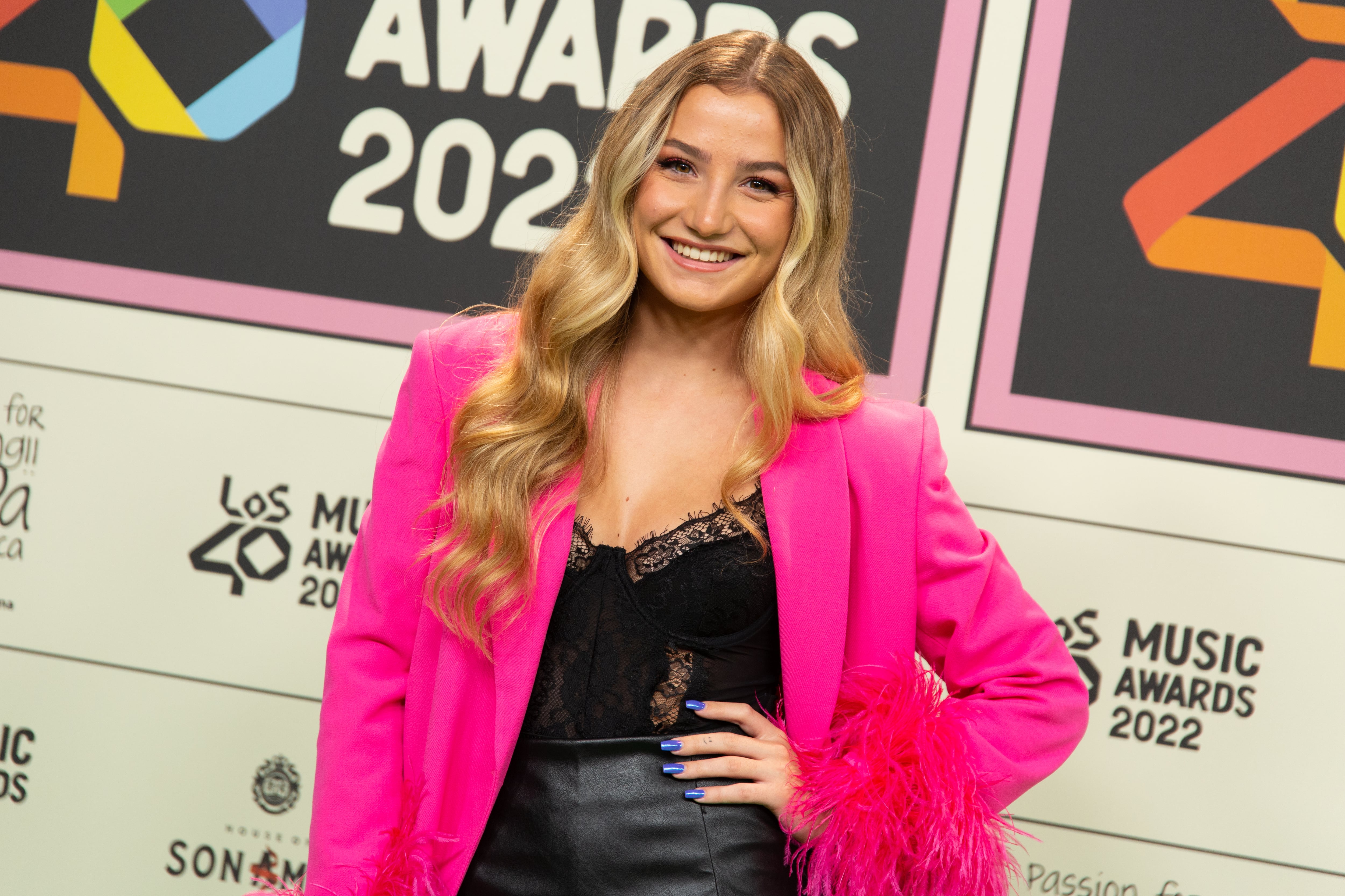 Sofía Surfers en la cena de nominados de LOS40 Music Awards 2022