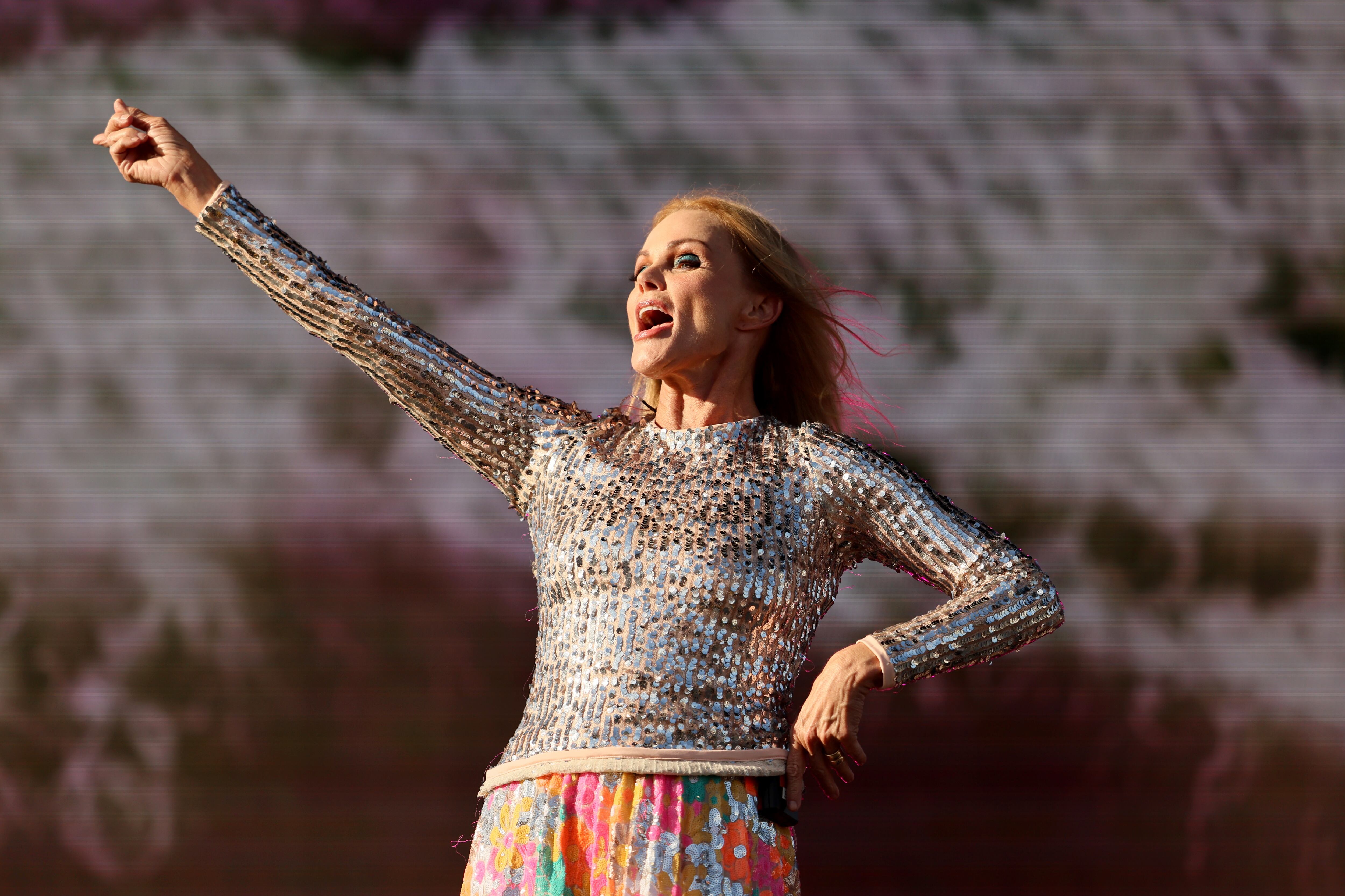 Ielinda Carlisle de The Go-Go's, en el Coachella Fest 2025.
