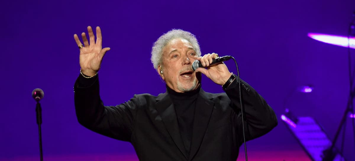 Tom Jones en el O2 Arena de Londres en 2020