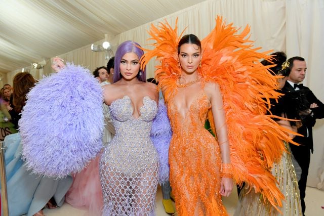 Kylie Jenner y Kendall Jenner durante la gala MET 2019, en Nueva York.