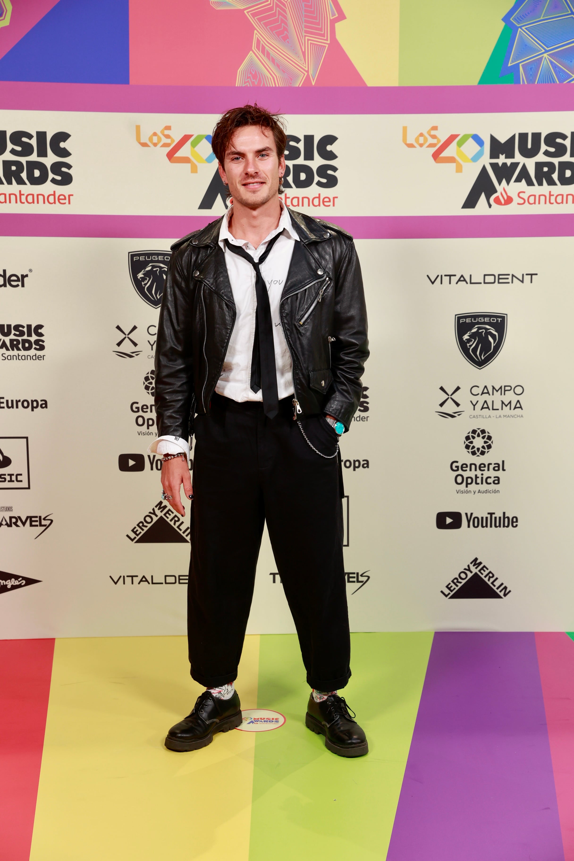 Andrés KOI en la alfombra roja de LOS40 Music Awards Santander 2023 / Foto: Jorge París y Elena Buenavista