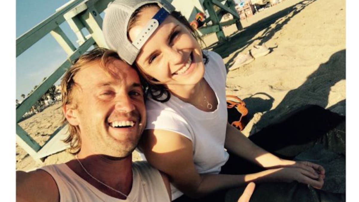 Tom Felton comparte uno de sus primeros recuerdos con Emma Watson en Instagram