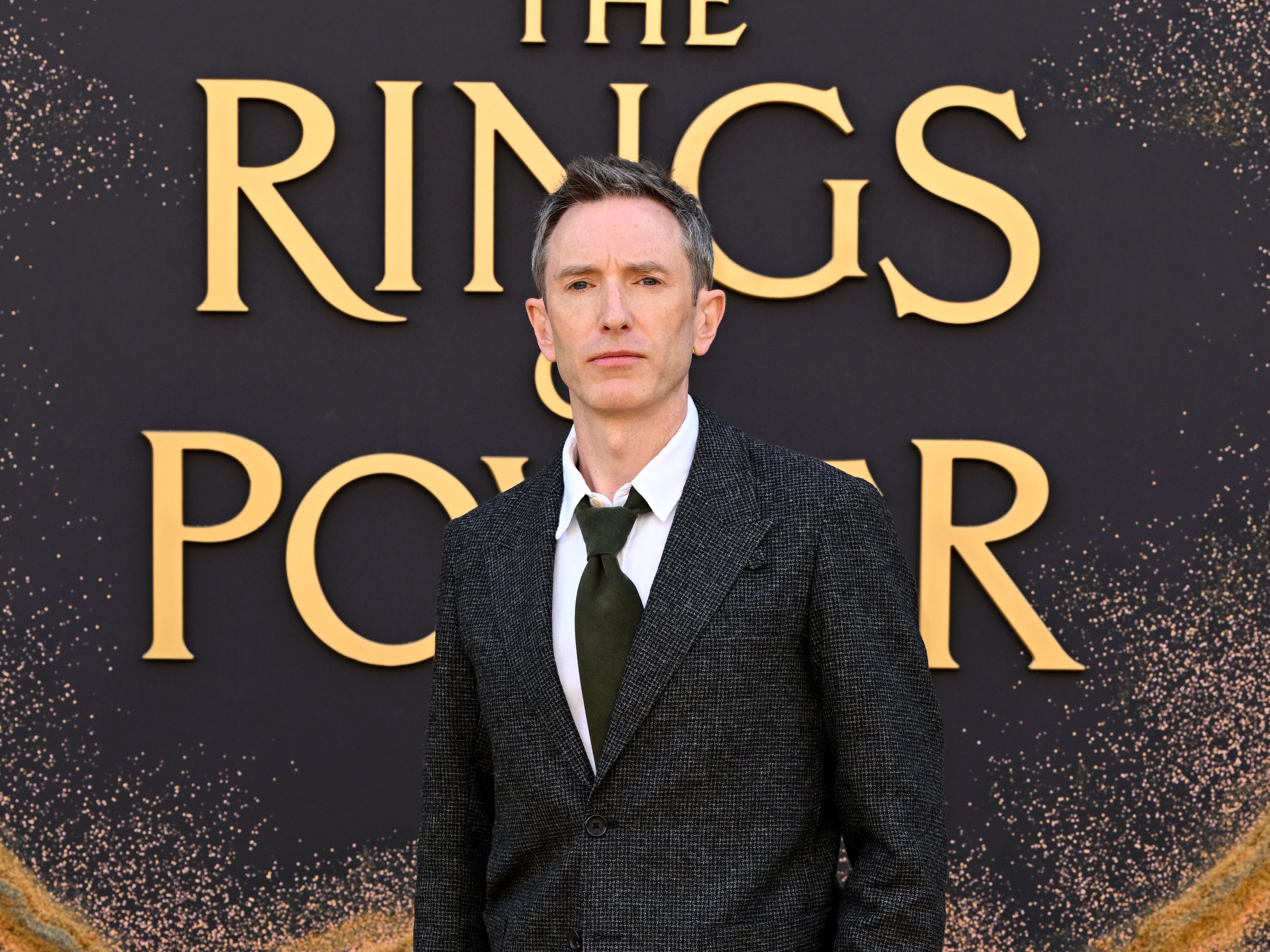 Daniel Weyman en la premiere de la segunda temporada de &quot;El Señor de los Anillos: Los Anillos de Poder&quot;el 20 de agosto de 2024 en Londres. (Photo by Jeff Spicer/Getty Images for Prime Video)