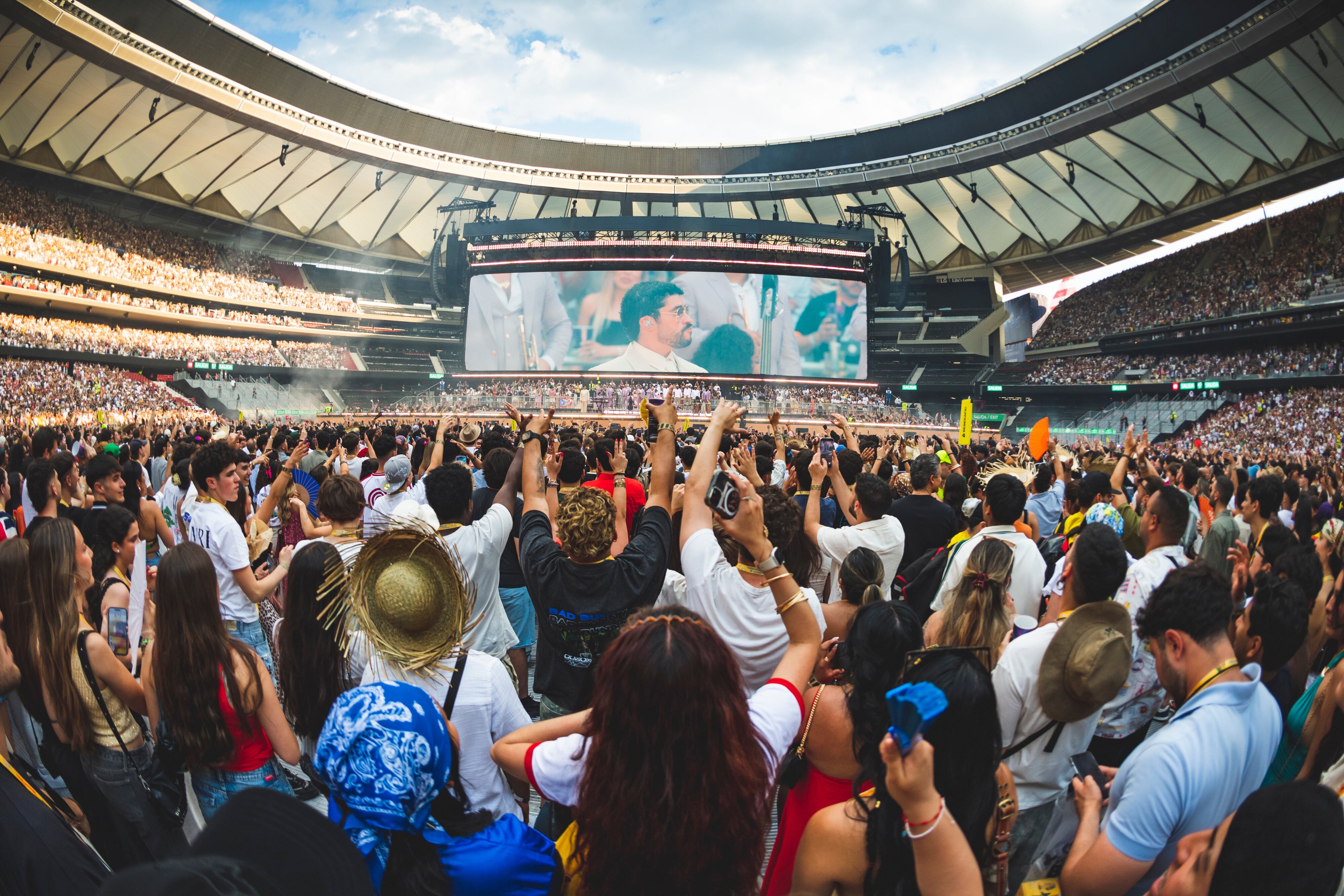 Bad Bunny y su 'DeBI TiRAR MaS FOToS Tour', en el Metropolitano 2026.