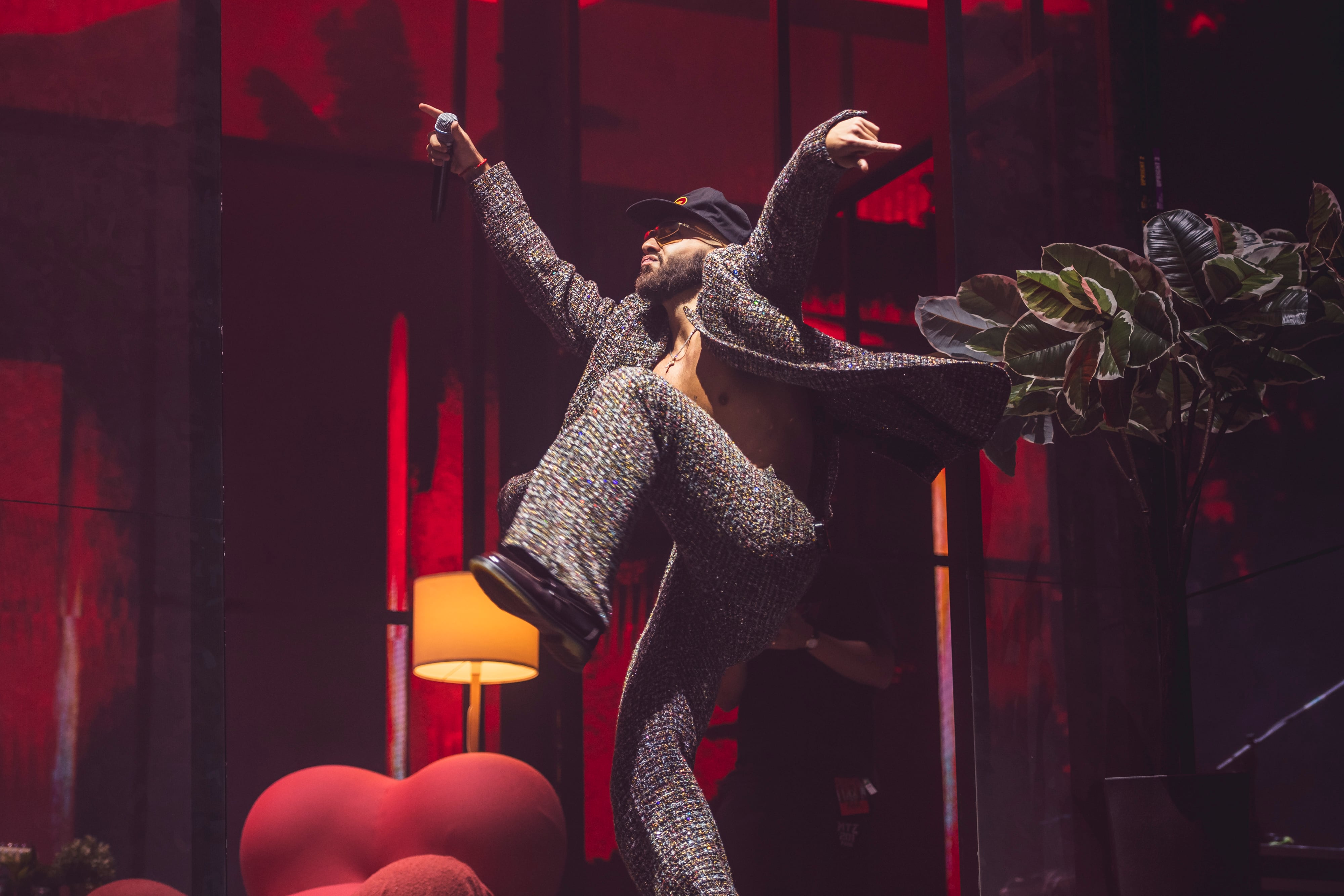 Manuel Turizo en su concierto del Movistar Arena de Madrid como parte de la gira &#039;201 World Tour&#039;.  / Ricardo Rubio/Europa Press via Getty