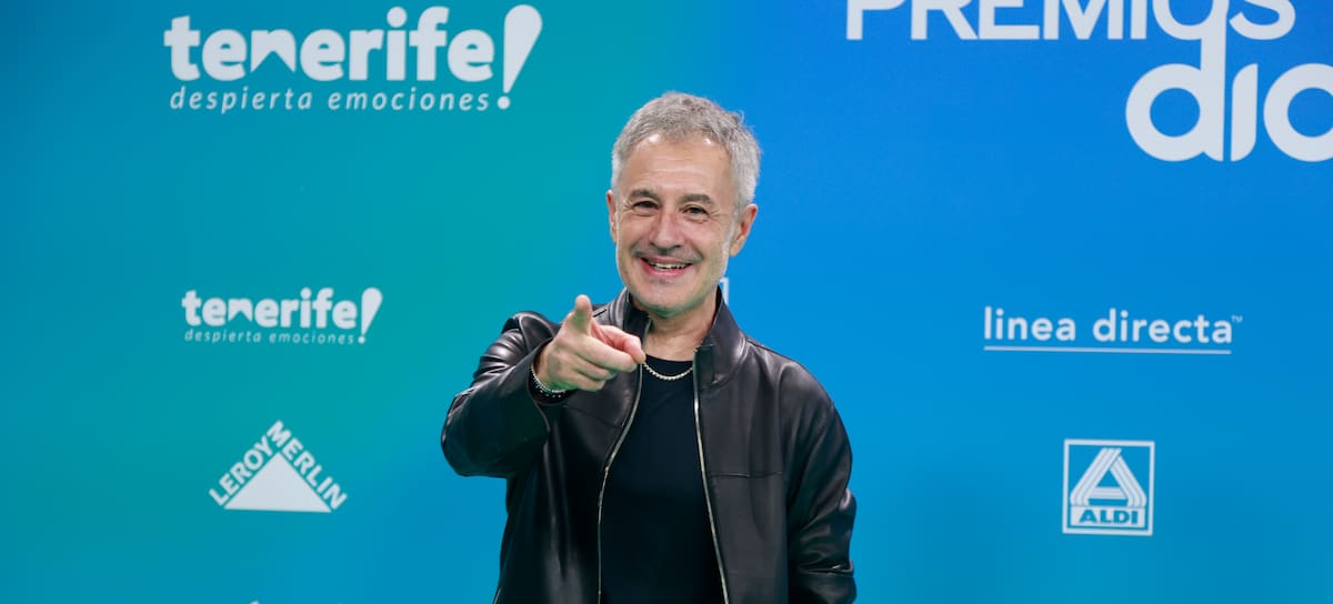 Sergio Dalma durante la gala de Premios Dial en Tenerife.