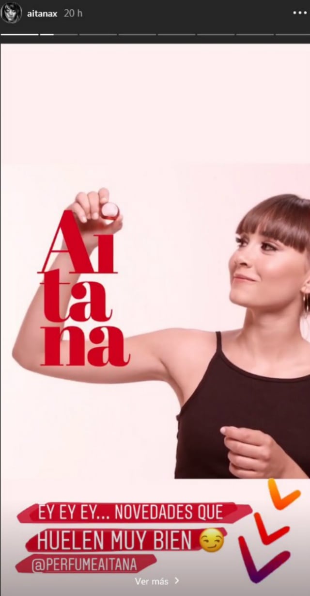 Aitana anuncia que tendrá su propio perfume