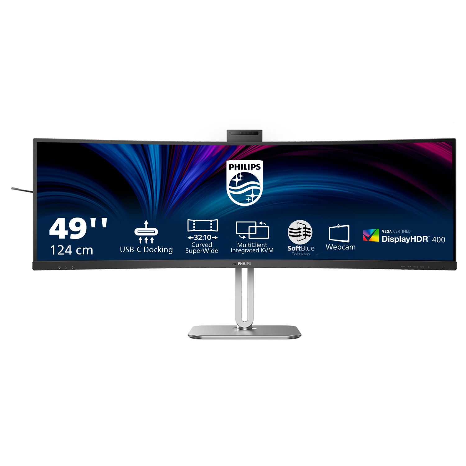 Imagen renderizada del monitor Philips 49B2U6900CH