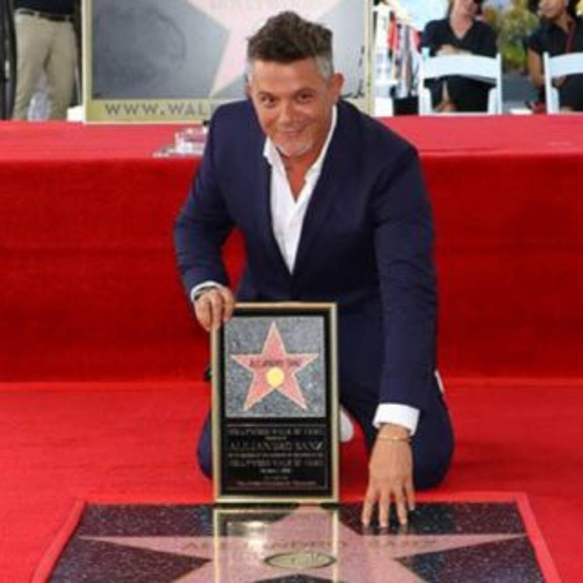 Alejandro Sanz ya tiene su estrella en el paseo de la fama de Hollywood