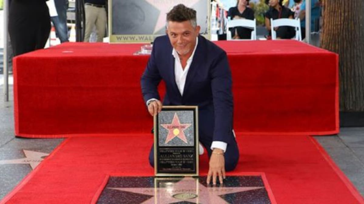 Alejandro Sanz ya tiene su estrella en el paseo de la fama de Hollywood