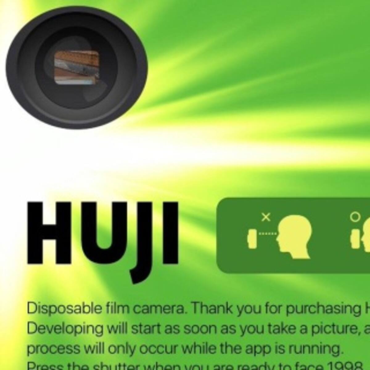 Te presentamos Huji Cam la App para sacar fotos vintage
