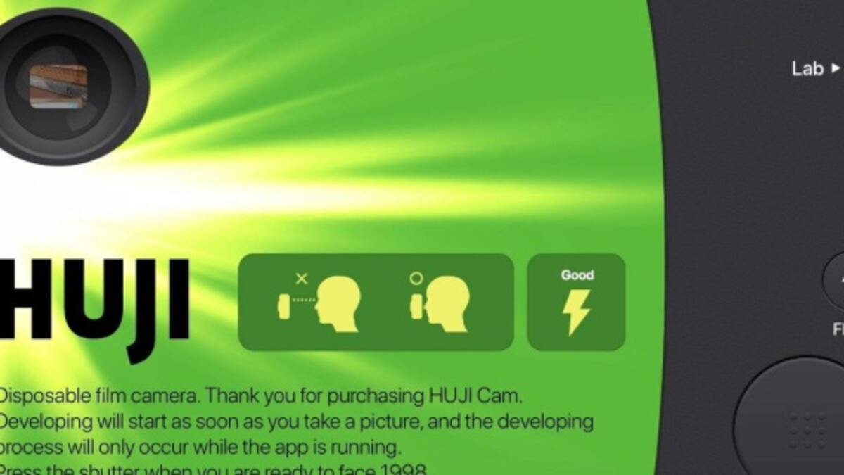 Te presentamos Huji Cam la App para sacar fotos vintage