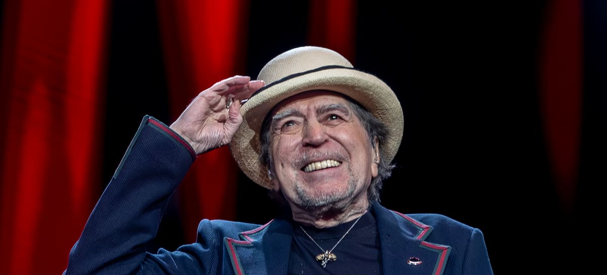 Joaquín Sabina, en su concierto de despedida en el Movistar Arena de Madrid el 30 de noviembre de 2025.